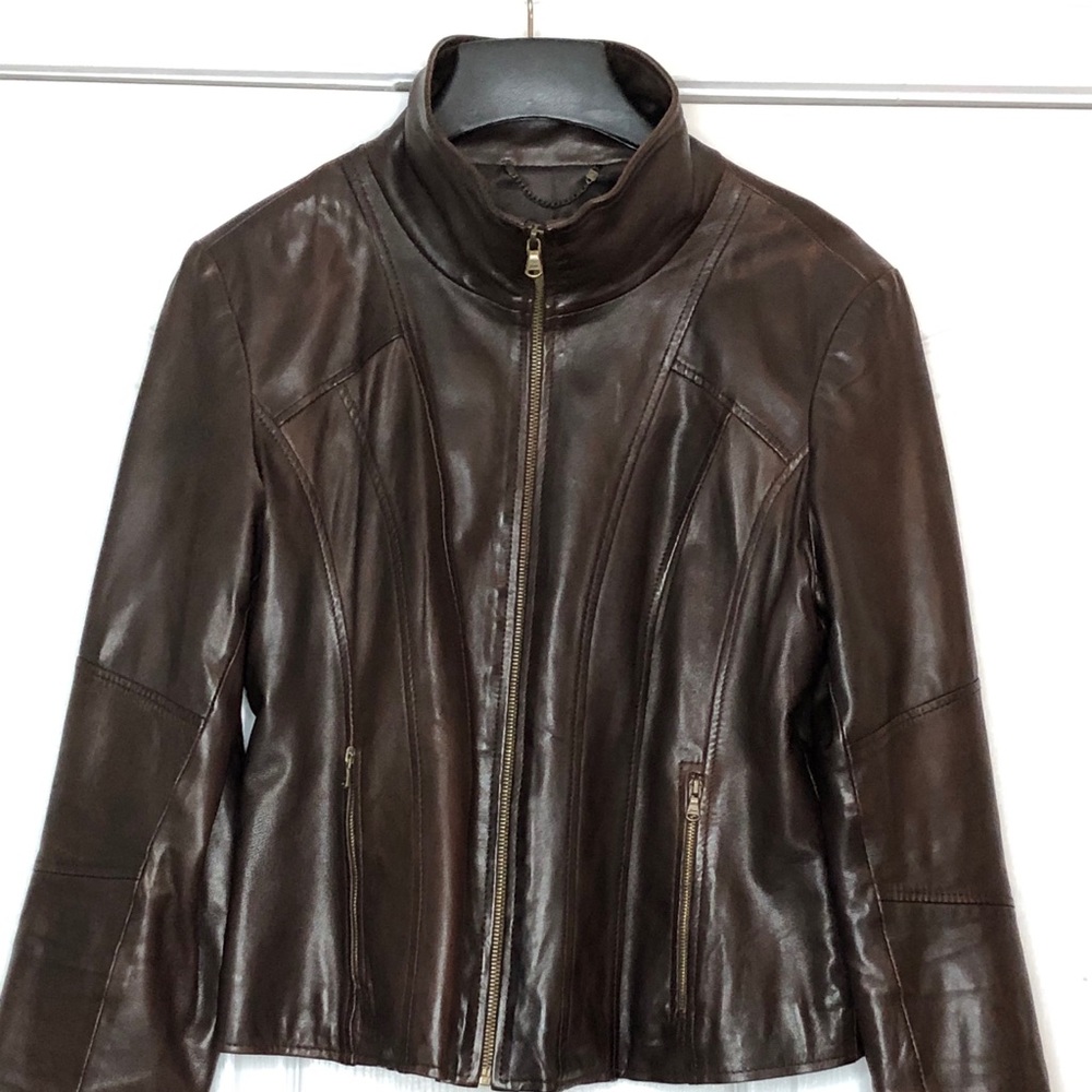 Butter Leather Guess Jackets